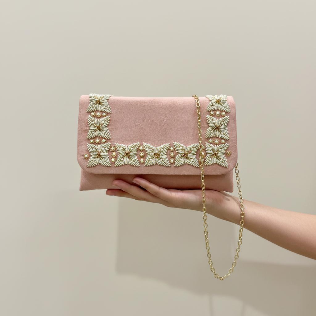 Peach Party Clutch