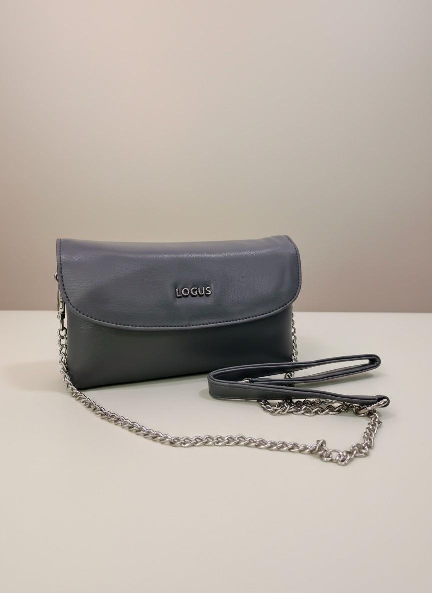 Logus Greystone Grey Wallet Sling Bag