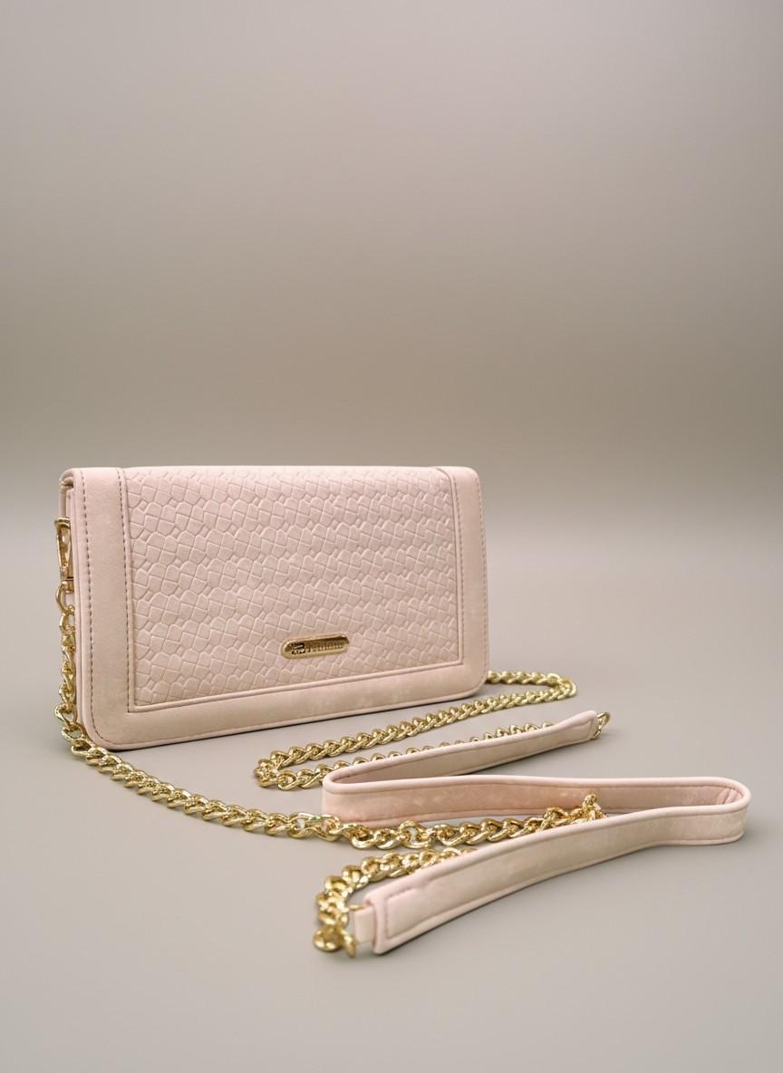 Blushia Blush Pink Wallet Sling Bag