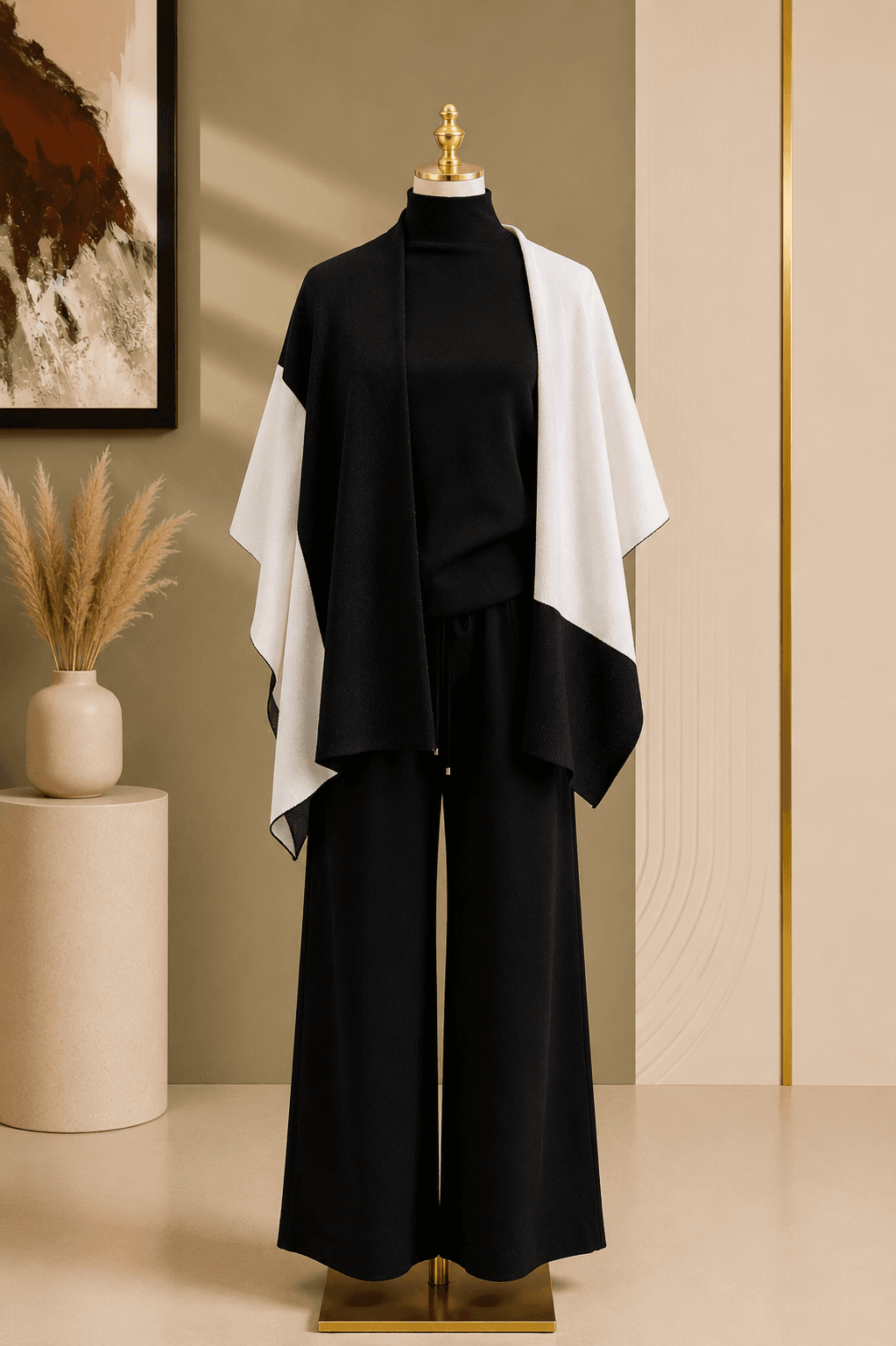 Black Ivory Layered Co-ord Set