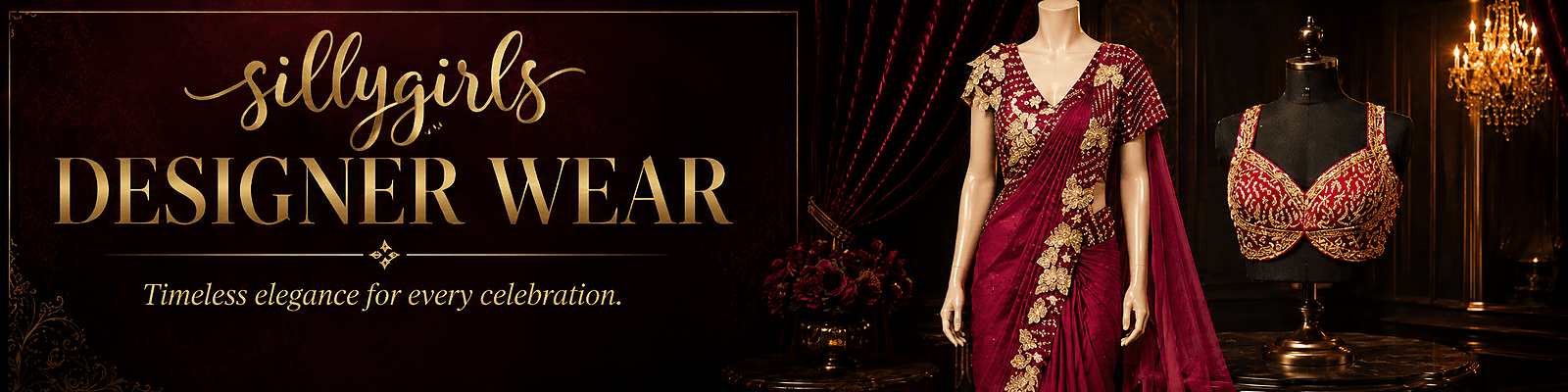 Luxury edits / Designer wear banner
