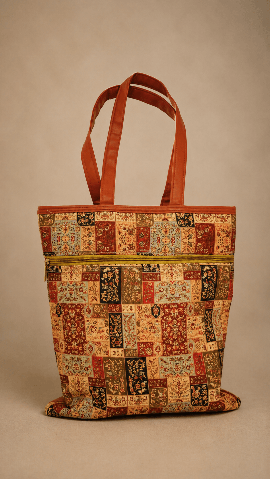 Multicolor Shopper Tote