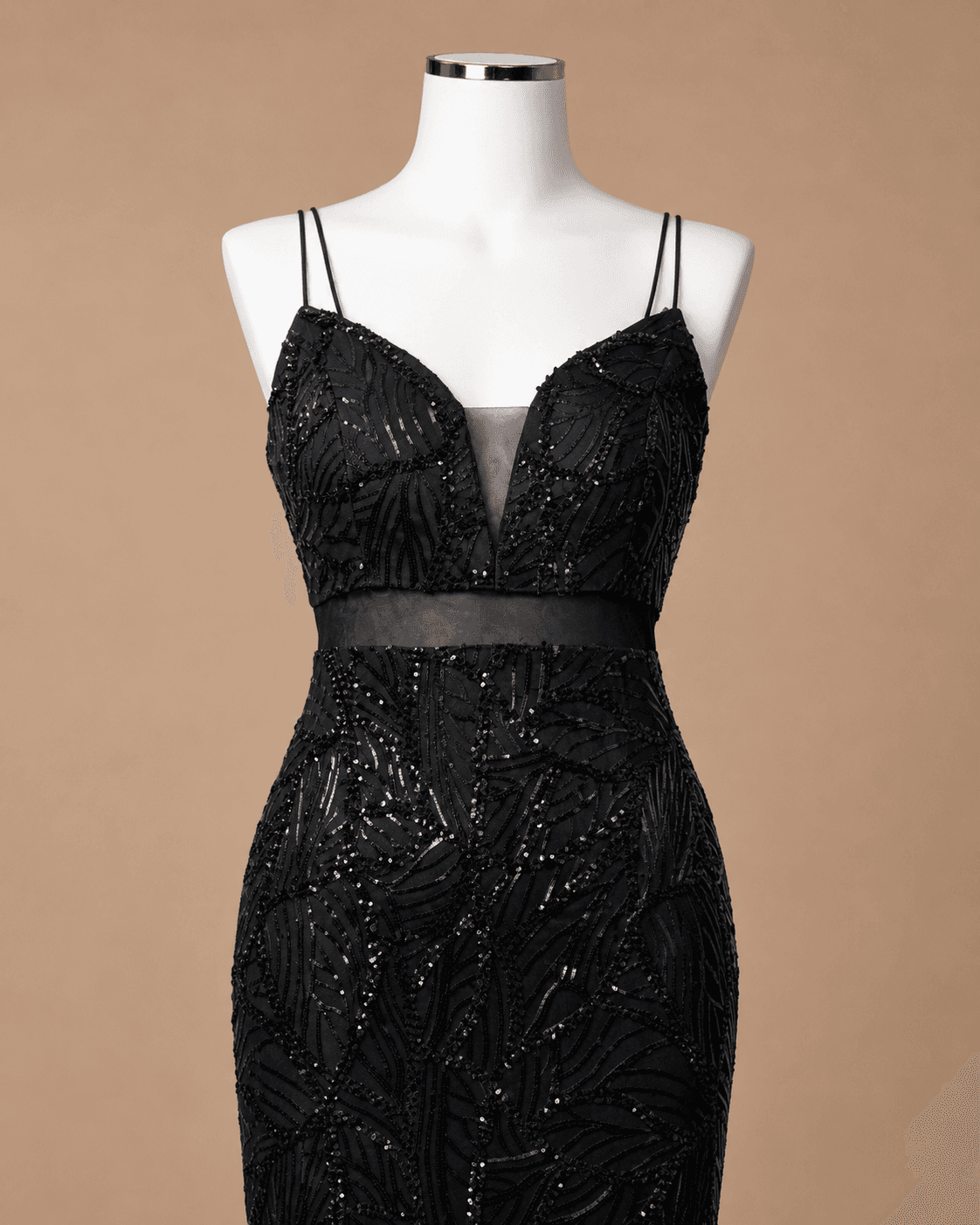 Black Lace Mermaid Gown