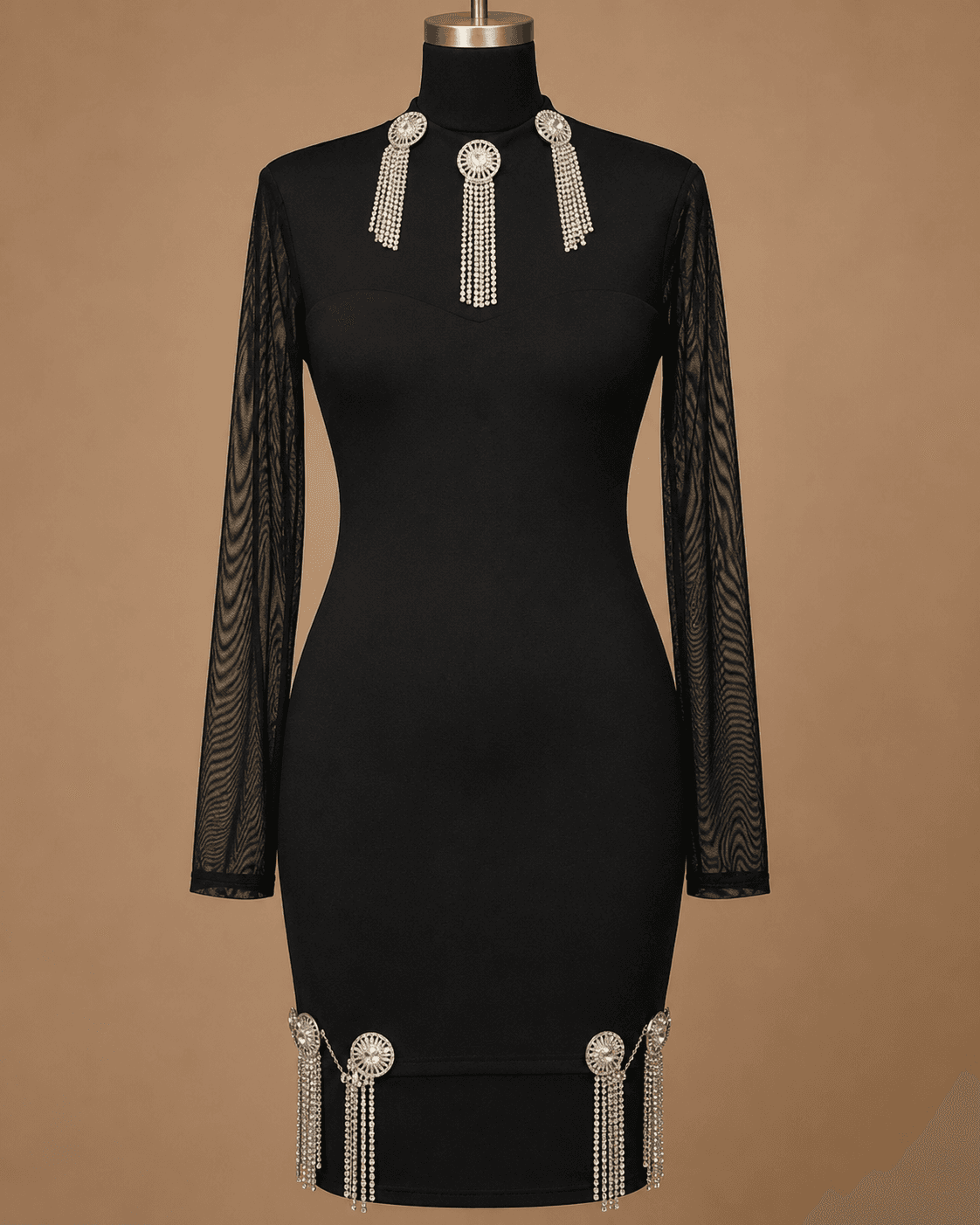 Black Cutout Mini Dress