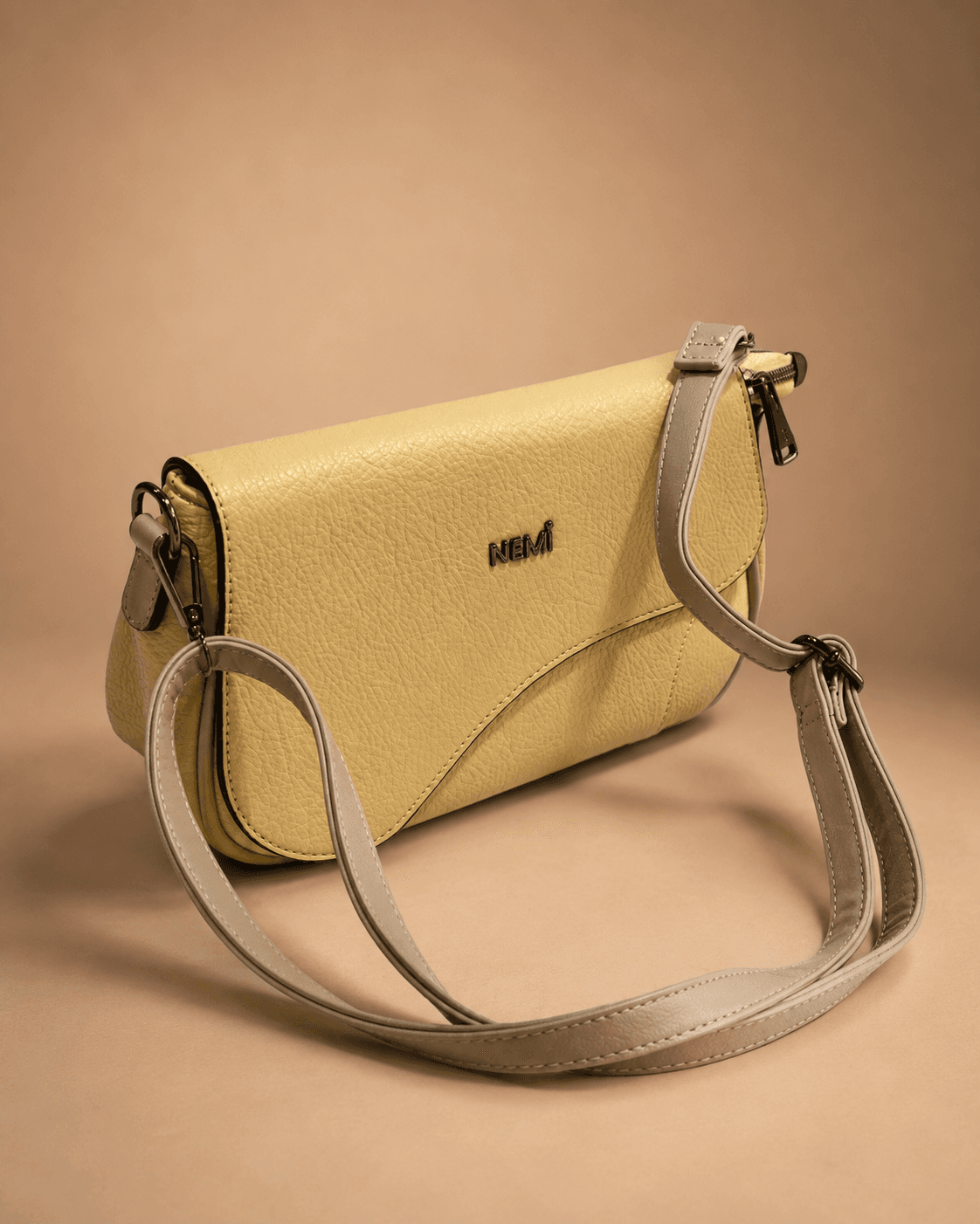 Mustard Envelope Sling Bag