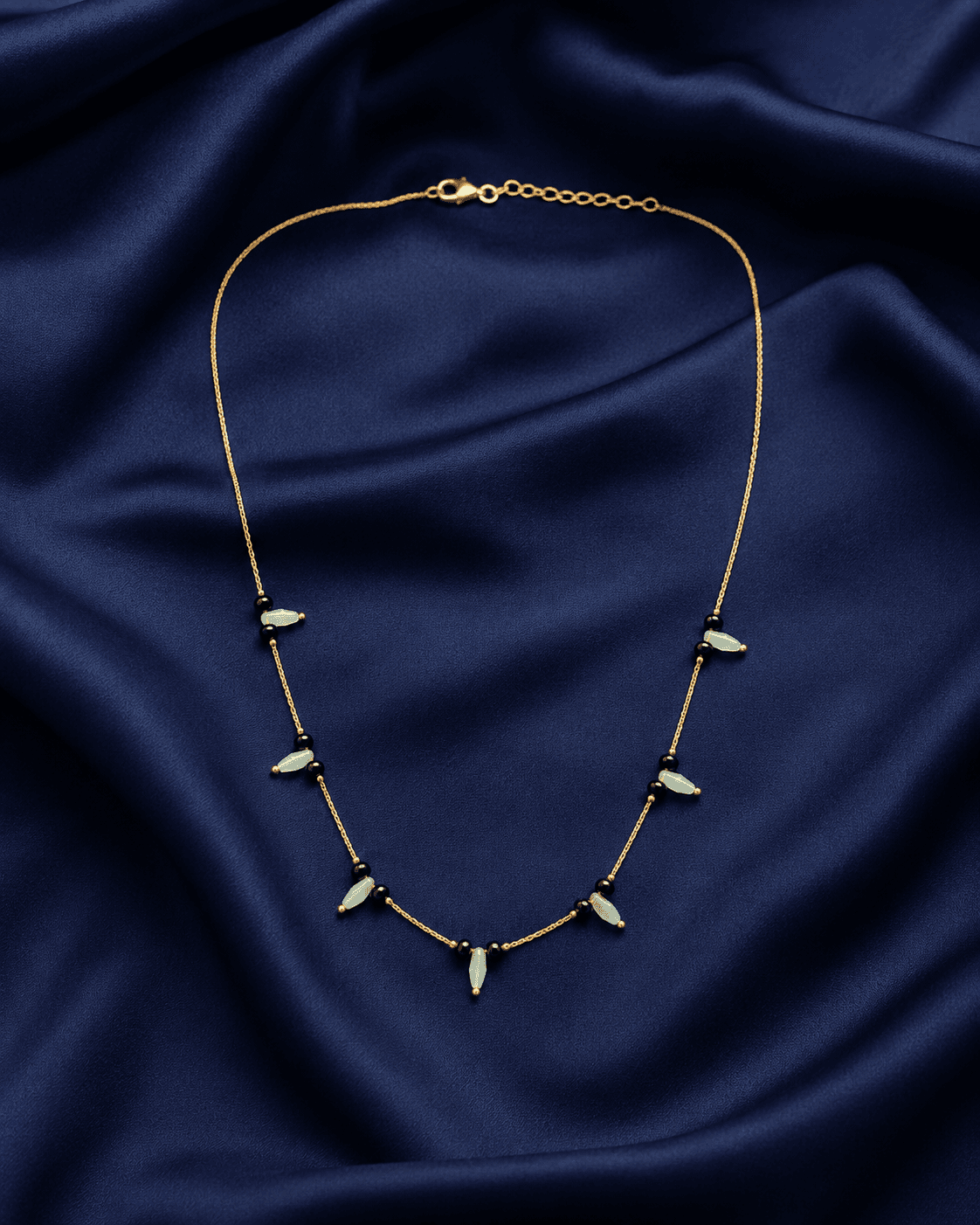 Ivory Triangle Drop Mangalsutra