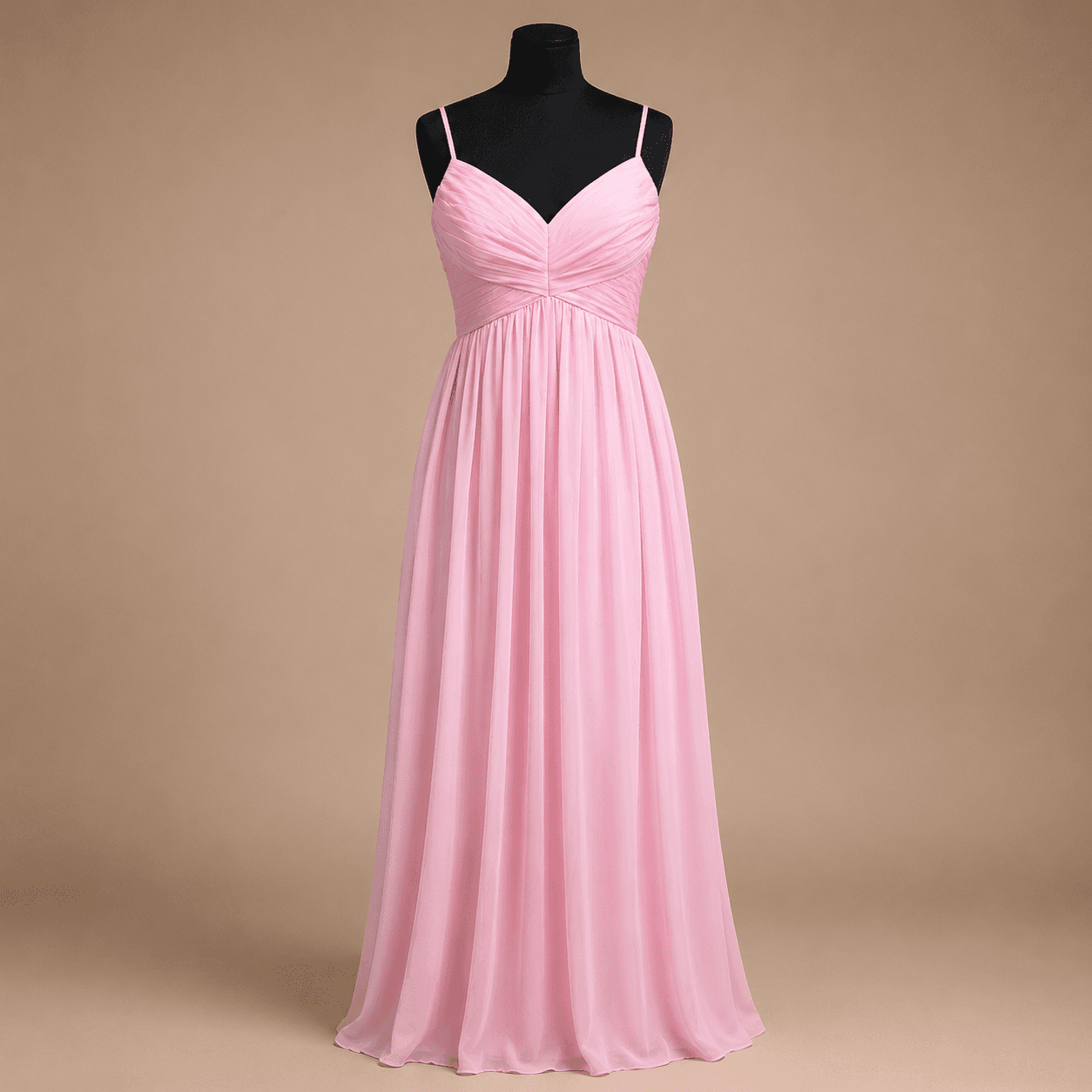 Ballet Pink Adeline Halter Gown