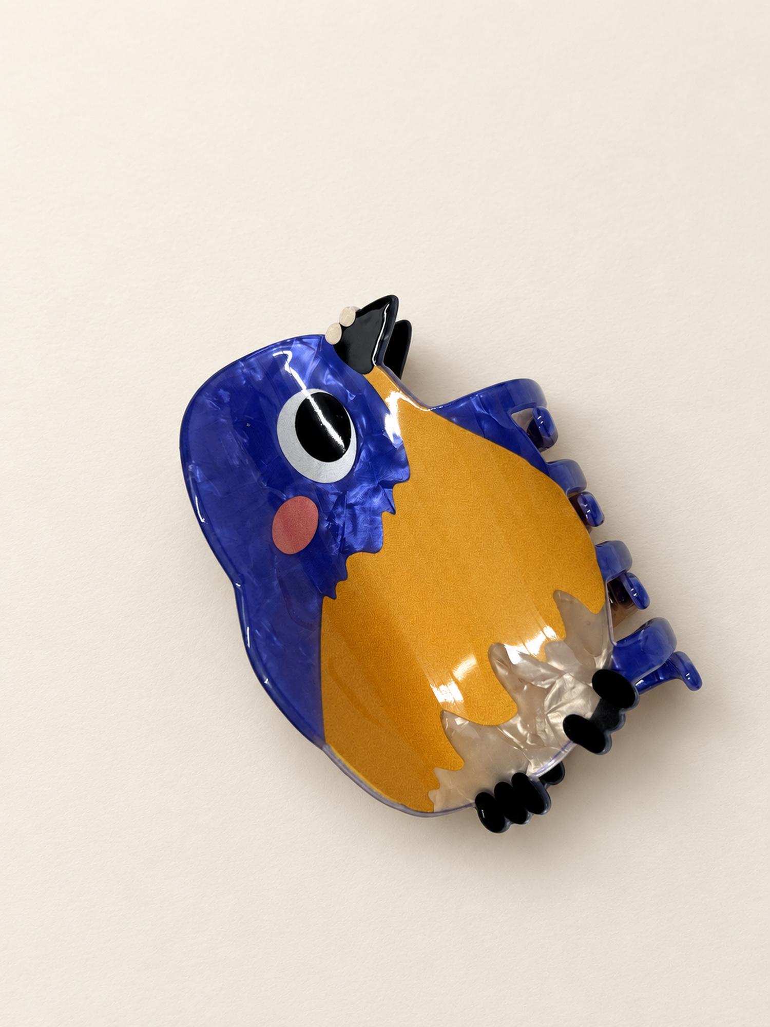 Purple Owl Claw Clip for Women