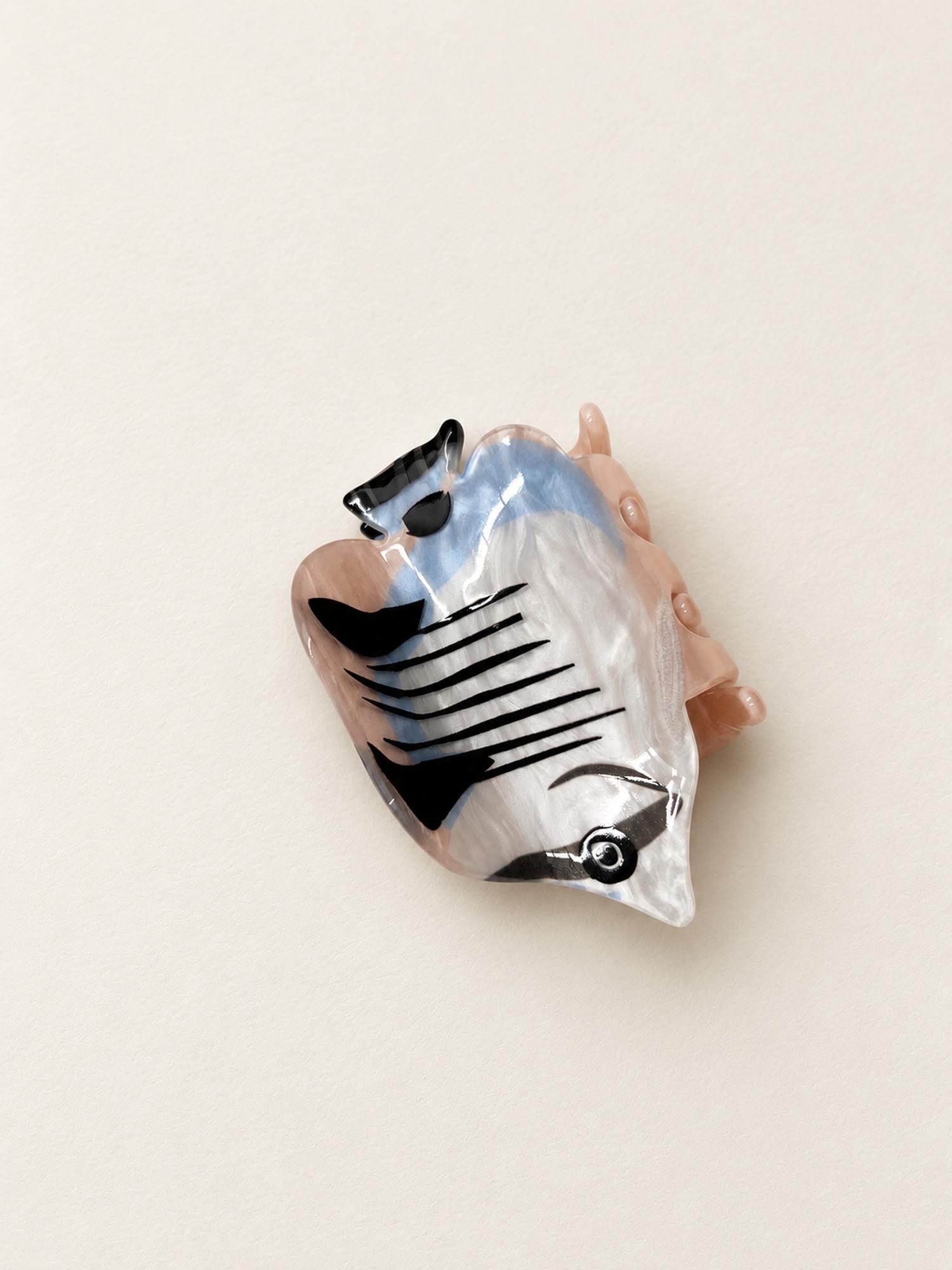 Silver Fish Claw Clip for Women