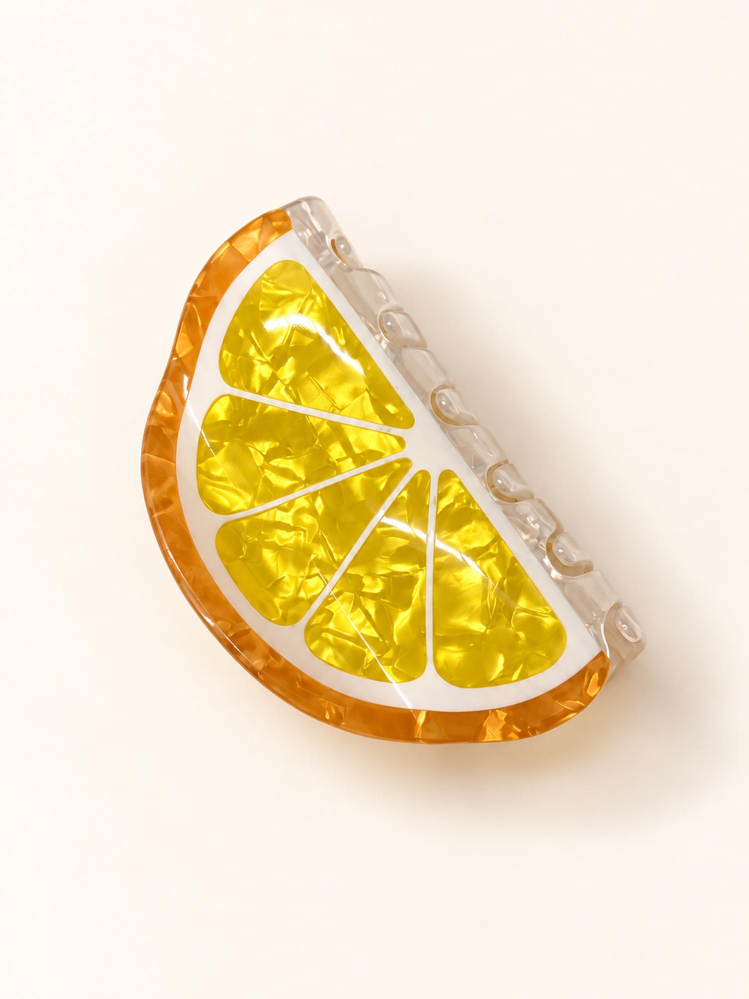 Citrus Slice Hair Claw Clip