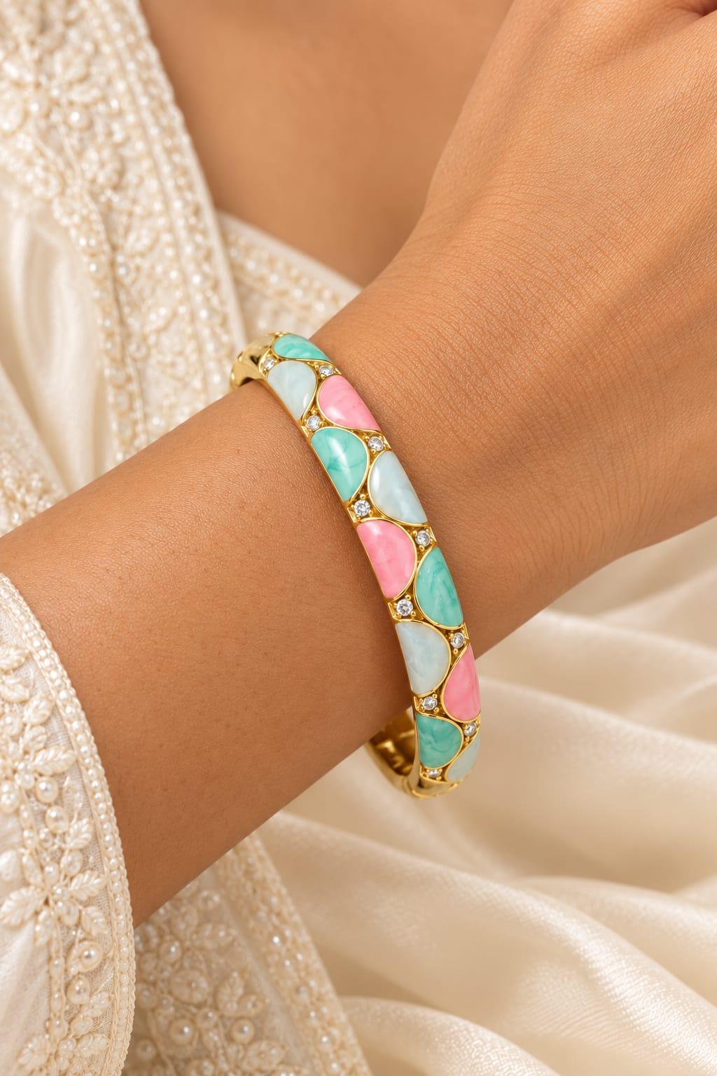 Leopard Bracelet Ring Set