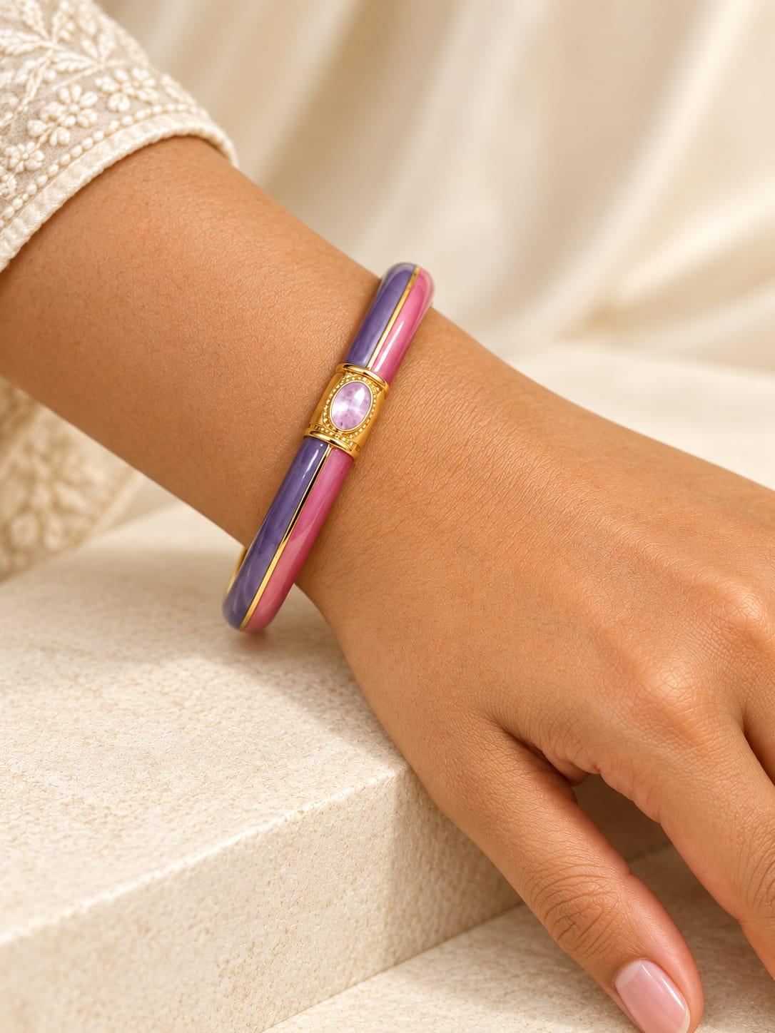 Pink Evil Eye Bracelet