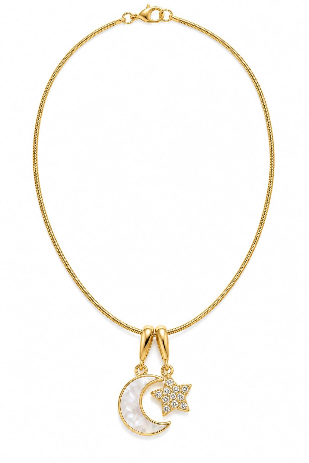Moon Star Necklace
