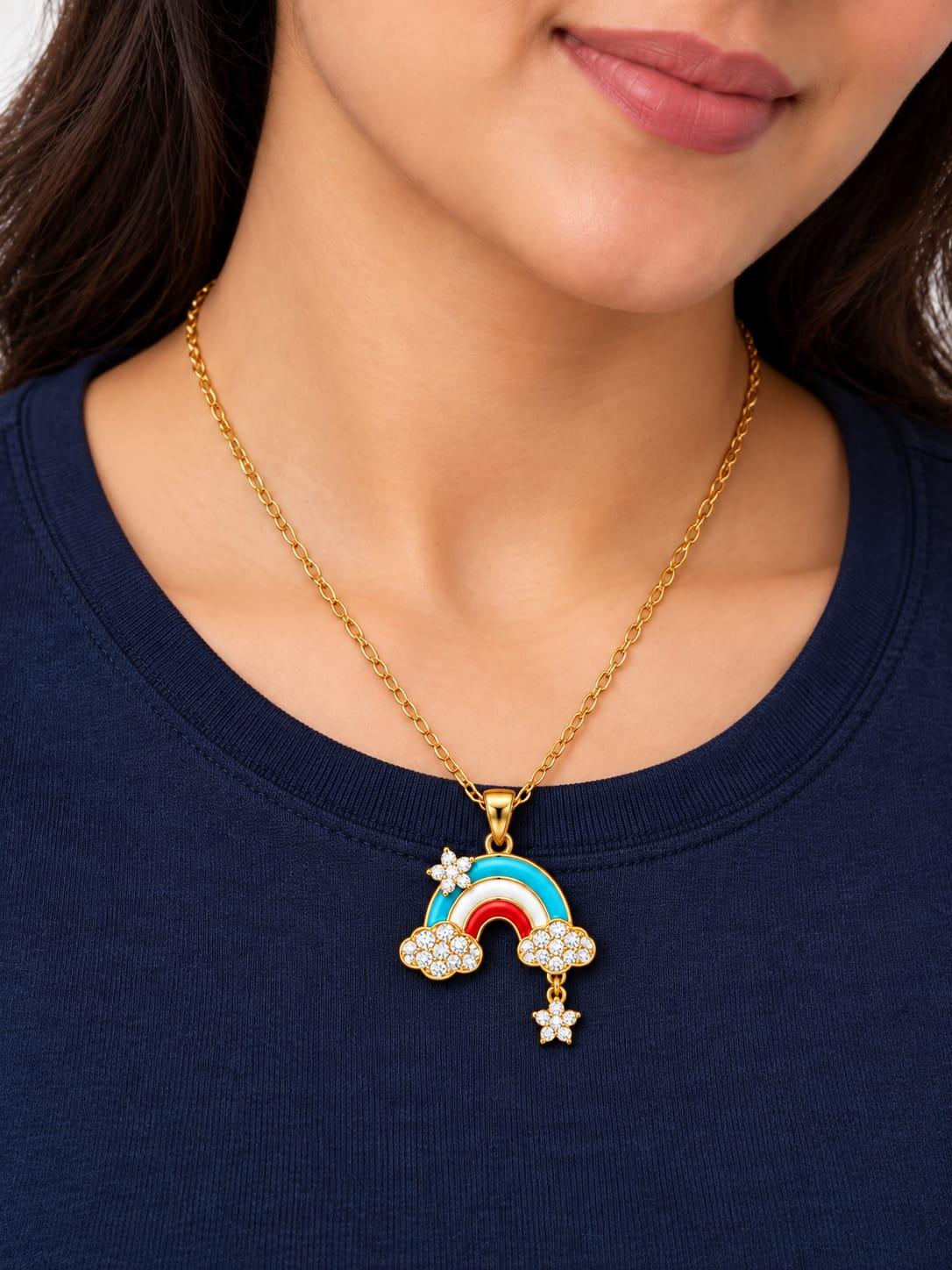 Rainbow Star Necklace