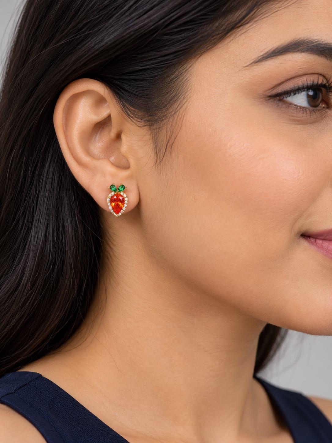 Strawberry Stud Earrings