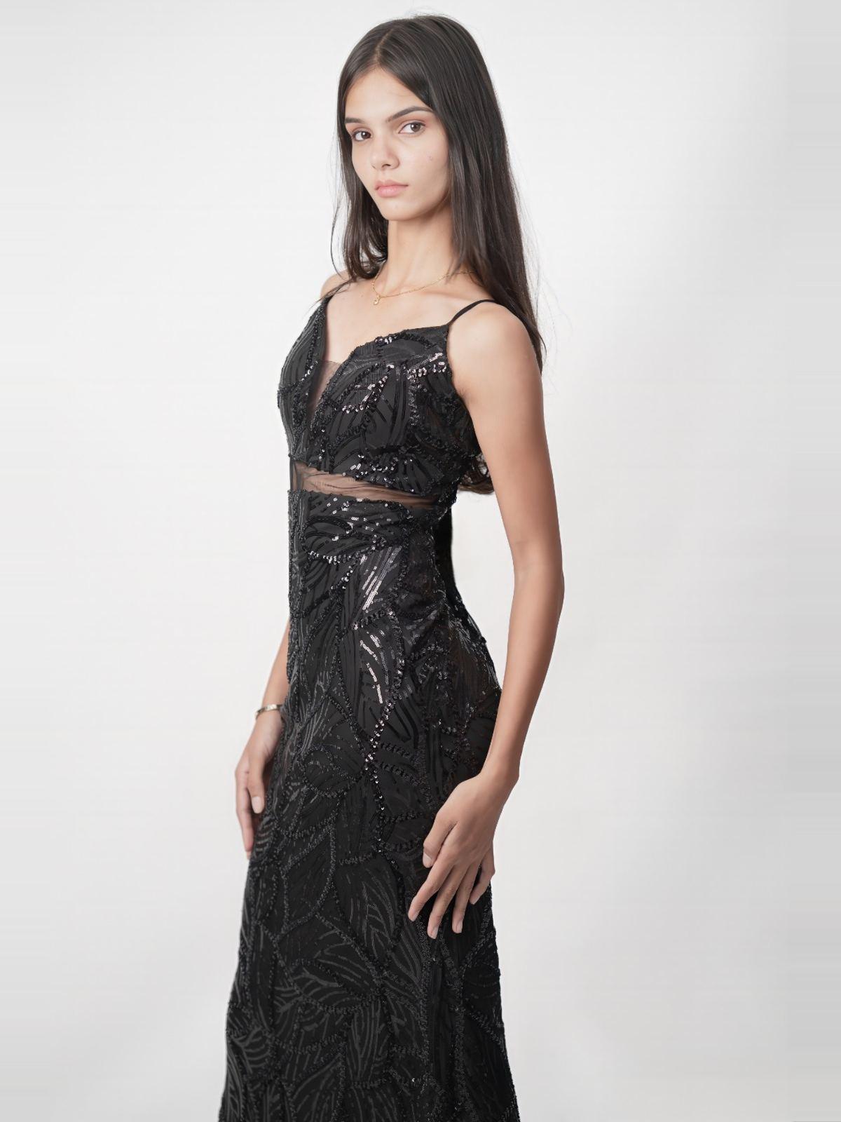 Black Lace Mermaid Gown
