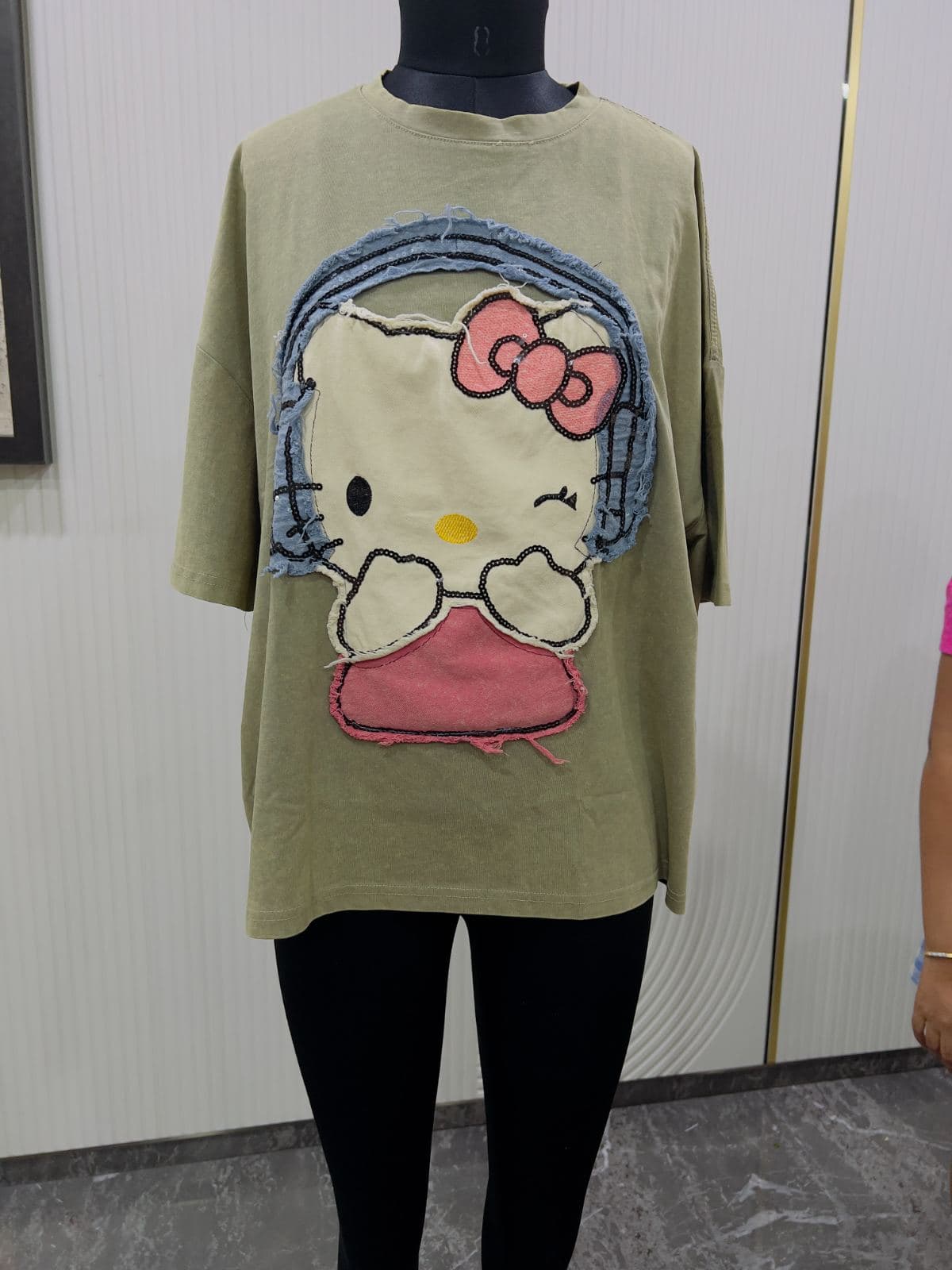 Oversized Distressed Graphic Tee