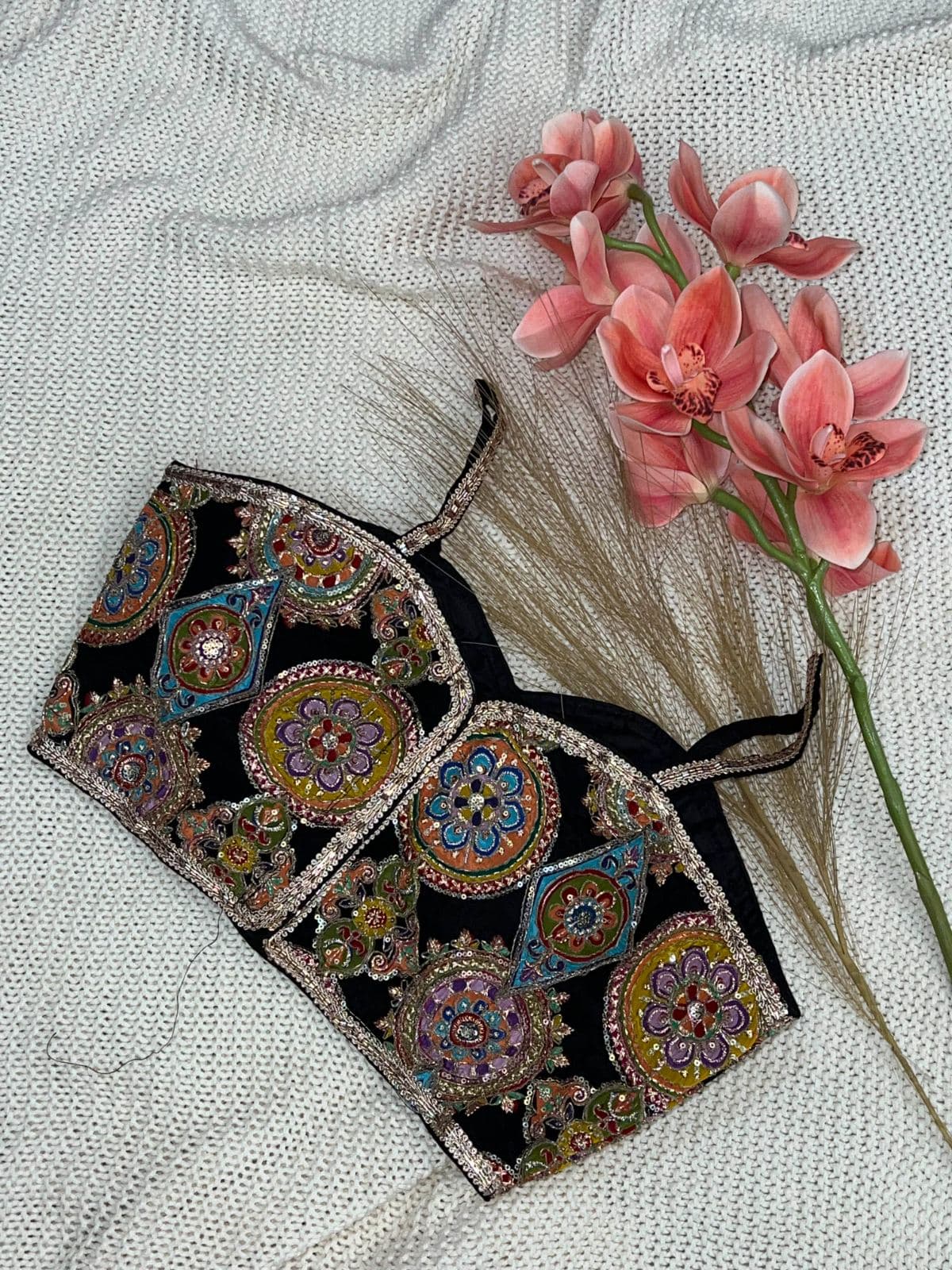 Black Onyx Bloom Blouse