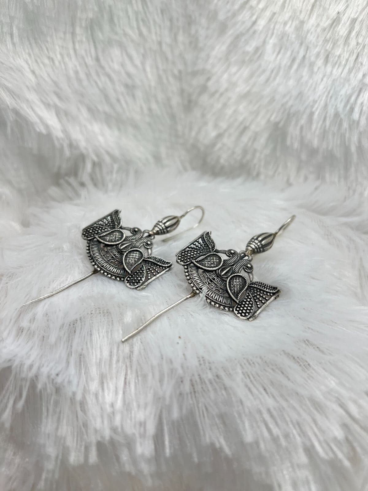Tribal Bird Hook Earrings
